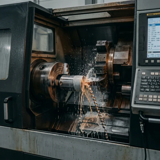 Hassas CNC Tornalama Operasyonu ve Fason Talaşlı İmalat İşlemi